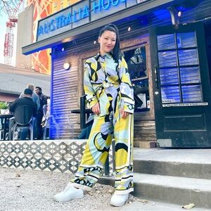 Zara Matching Printed Set